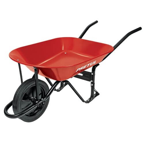 Carreta para obra civil roja PRETUL