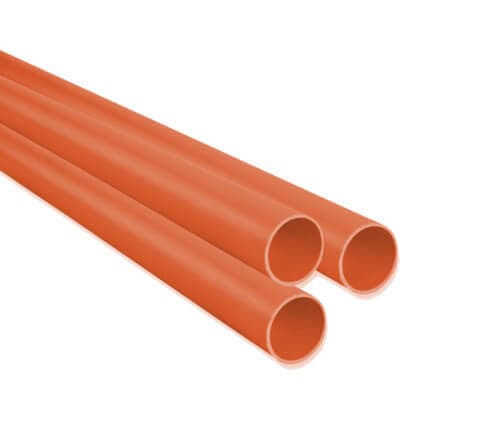 Tubo de 3" drenaje naranja