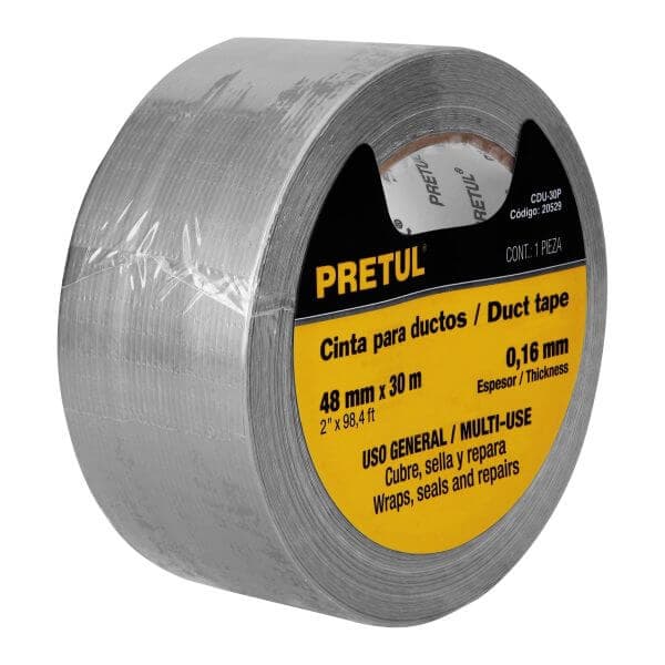 Cinta para Ducto, 30M PRETUL