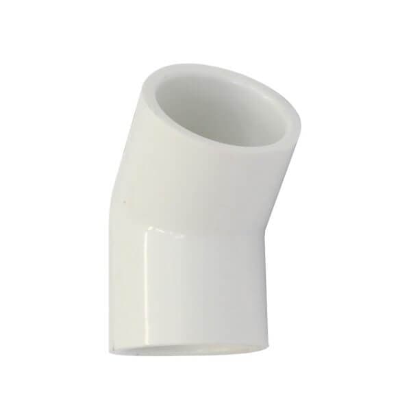 de 1/2" a 45° cpvc