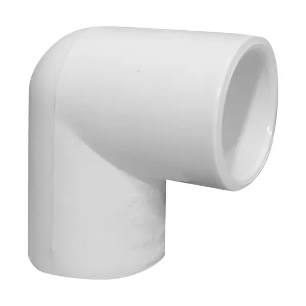 de 1/2" a 90° liso pvc